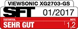 xg2703-gs: sft-test – note 1,2 (“very good)