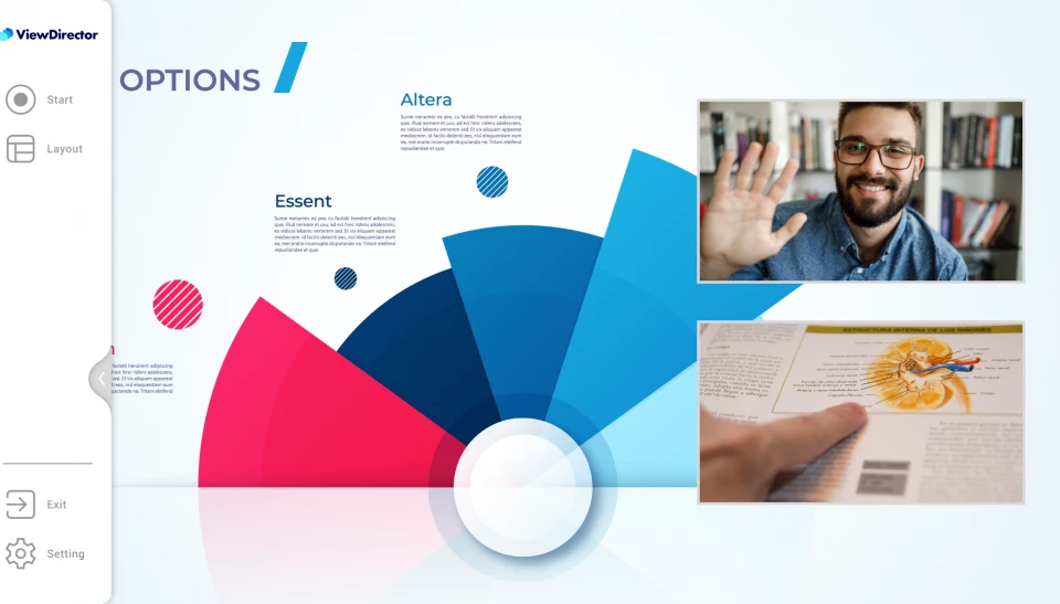 seamless hybrid teaching integration with viewdirector 2